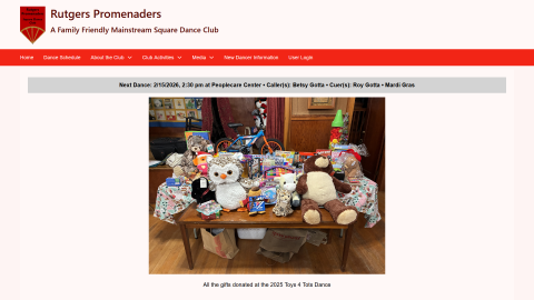 Rutgerspromenaders.org screen shot